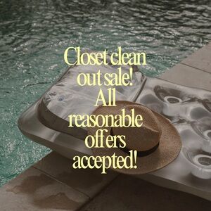 I’m selling everything for your lowest offer!